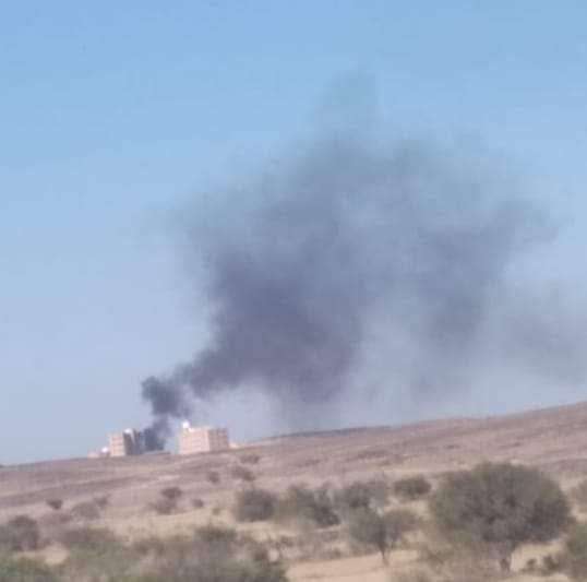 طيران التحالف يشن غارة جوية على معهد الصومعه في البيضاء