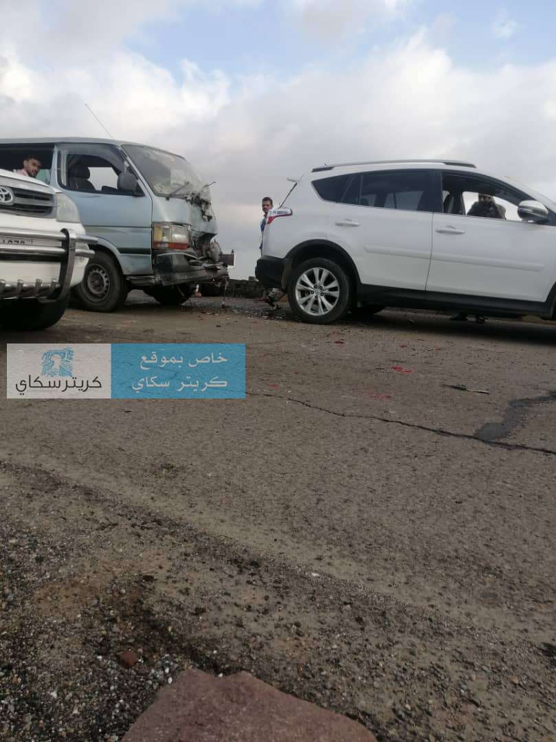 اصابة فتاتين بجراح جراء حادث مروري في عدن(صورة)