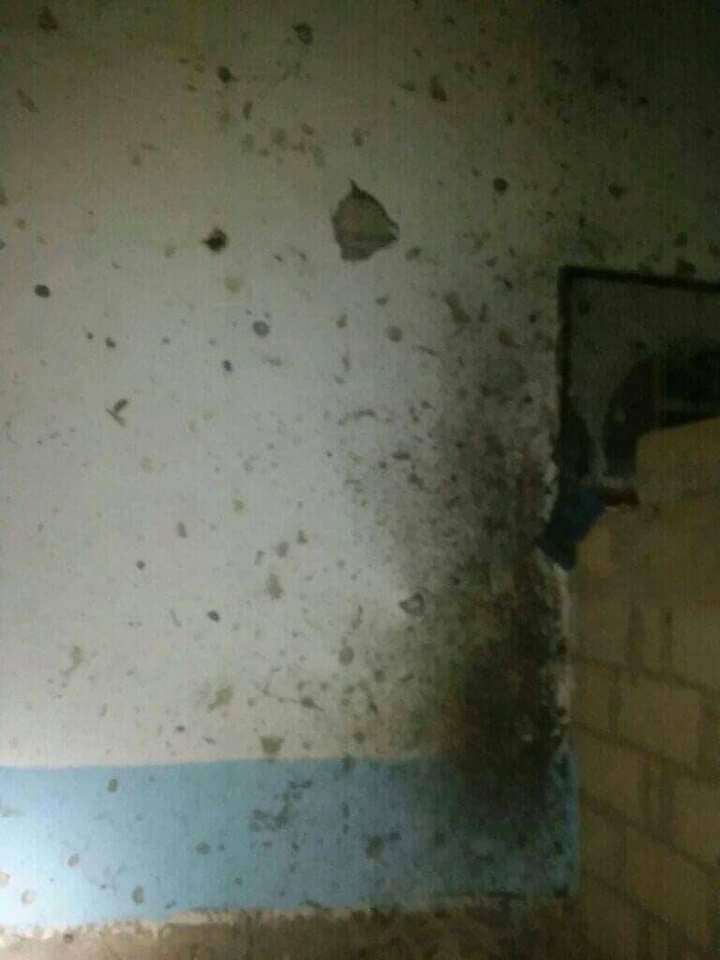 شاهد بالصور.. جماعة الحوثي تقصف احد المساجد في الضالع