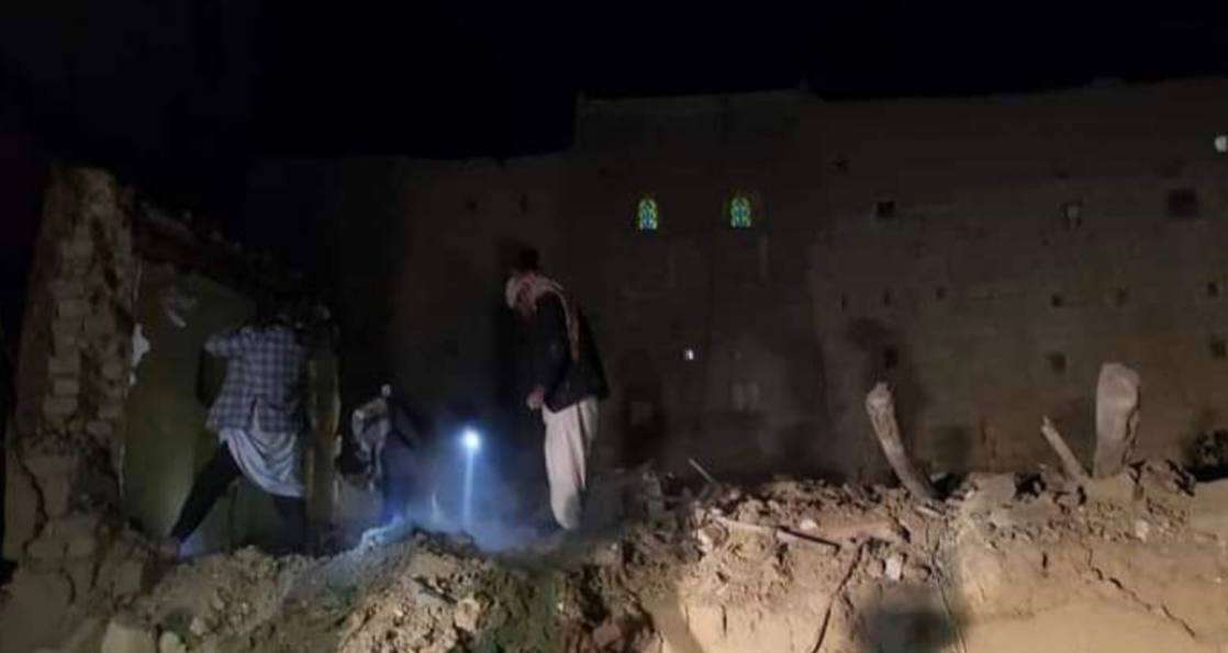 اصابة مسنة بانفجار في شمال صنعاء