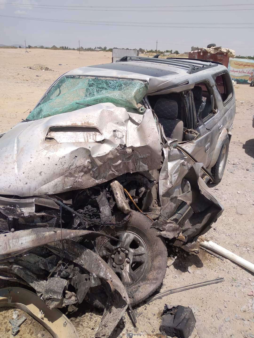 إصابة شاب اثر حادث سير في مأرب