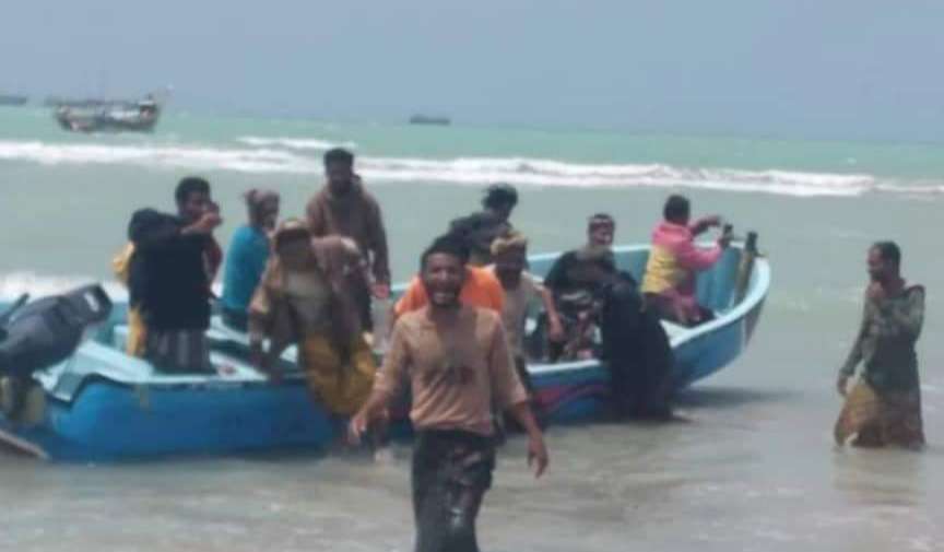الافراج عن 17 صياد يمني عقب احتجازهم لأسابيع في هذه الدولة