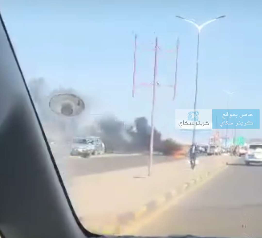 عاجل:احتراق ضخم بسيارة مواطن باهم شارع في عدن(صورة)