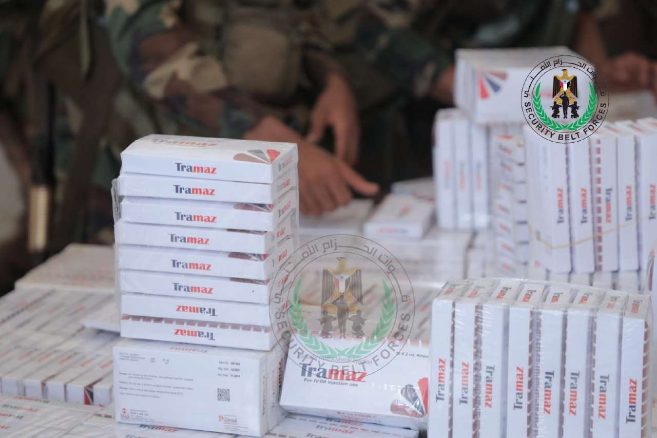 ضبط كمية من الأدوية المهربة ( المخدرة) في العاصمة عدن 