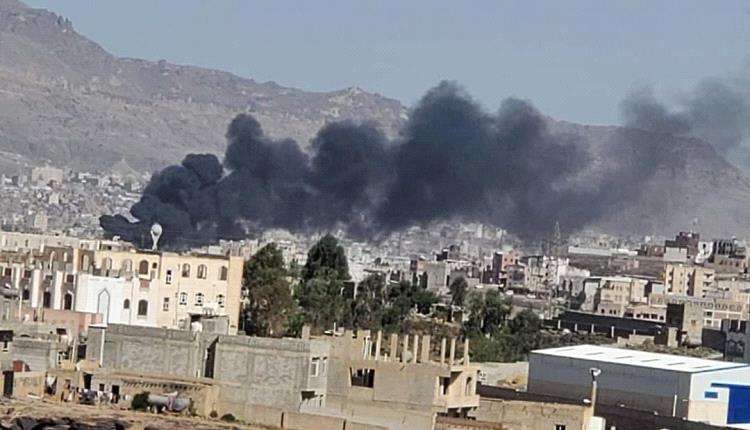 عاجل:ضربة عسكرية تستهدف هذا المكان في صنعاء(شاهد اول صورة)