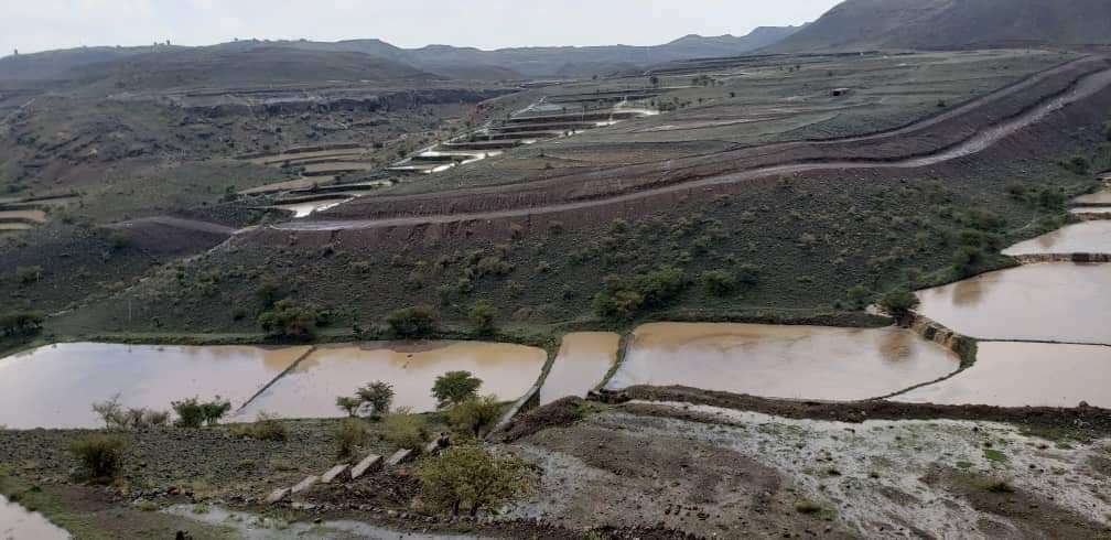 شاهد كيف بدت قرى بني مطر بعد حدوث هذا الامر اليوم