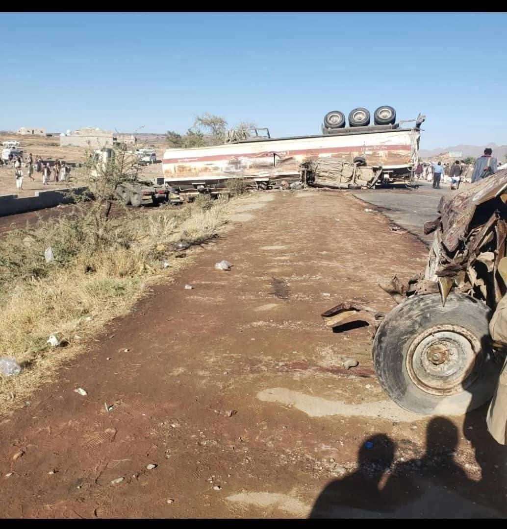 شاهد بالصور .. حادث مروري مروع بصعدة